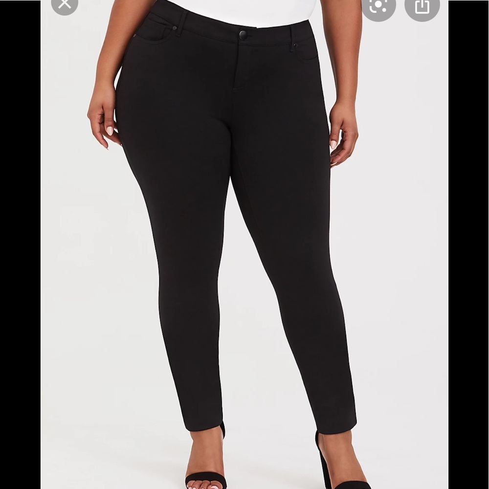 Torrid Studio Signature Stretch Ponte Skinny Pants